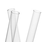 HydroBloom 3-Spalten Reagenzglas Vase | Transparenter Pflanzen-Container mit Holzrahmen | Deko für Wohnzimmer & Blumenarrangement