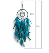 DreamTree Kristall-Traumfänger mit Lebensbaum | Boho-Dekoration | Handgefertigt | Spirituelles Wohnaccessoire