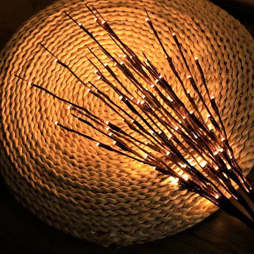 GlowTree LED Zweiglicht | Stimmungsvolles Dekolicht | Flexibel & Kabellos | Natürliche Deko für Zuhause