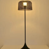 SolLoom Geflochtene Solar Stehlampe | Nachhaltige LED Gartenleuchte | Wetterfeste Bodenlampe