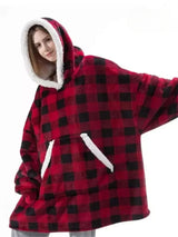 PlushWrap Riesiger Fleece-Pullover | Gemütlich & Warm | Perfekt für Zuhause & Outdoor | In vielen Farben erhältlich