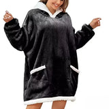 PlushWrap Riesiger Fleece-Pullover | Gemütlich & Warm | Perfekt für Zuhause & Outdoor | In vielen Farben erhältlich