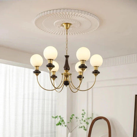 LumiCrown Vintage Kronleuchter | Klassisches Design | Kristallbeleuchtung | Stilvolle Innenbeleuchtung