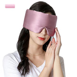 SilkDreamnSchlafmaske aus reiner Mulberry-Seide | Luxuriöser Schlafkomfort | Lichtblockierend und Hautfreundlich