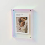 FrameLuxe Doppelseitiger Acrylfoto-Rahmen | Transparent & Modern | Magnetisch | Ideal für Zuhause & Büro
