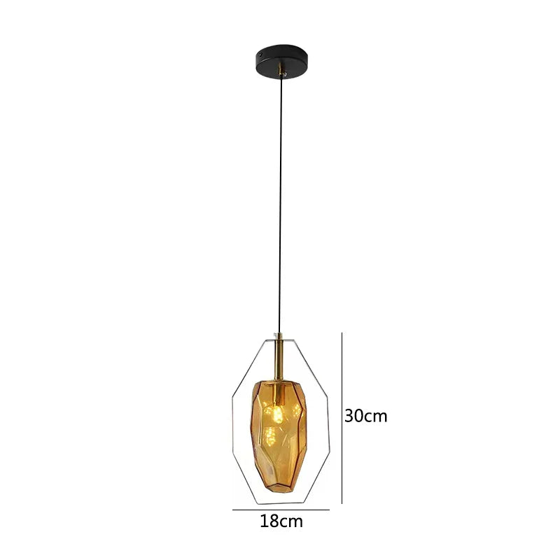LumiStone Design Pendelleuchte | Moderner Stein-Look | Elegante Beleuchtung