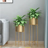 PlantaForm Metall-Pflanzgefäß 2er-Set | Dekorative Übertopfe für Innen und Außen | Modernes Design