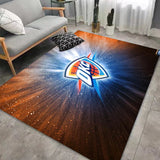 CourtComfort Rutschfester Küchenläufer | Waschbare Basketball-NBA Fußmatte | Teppich für Bad, Wohnzimmer & Flur