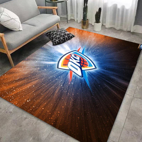 CourtComfort Rutschfester Küchenläufer | Waschbare Basketball-NBA Fußmatte | Teppich für Bad, Wohnzimmer & Flur