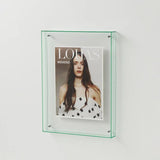 FrameLuxe Doppelseitiger Acrylfoto-Rahmen | Transparent & Modern | Magnetisch | Ideal für Zuhause & Büro
