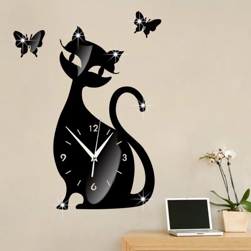 TickTale Kinderzimmer Wanduhr | Kreative Uhr mit süßem Design | Stille Wanduhr für Schlafzimmer & Spielzimmer