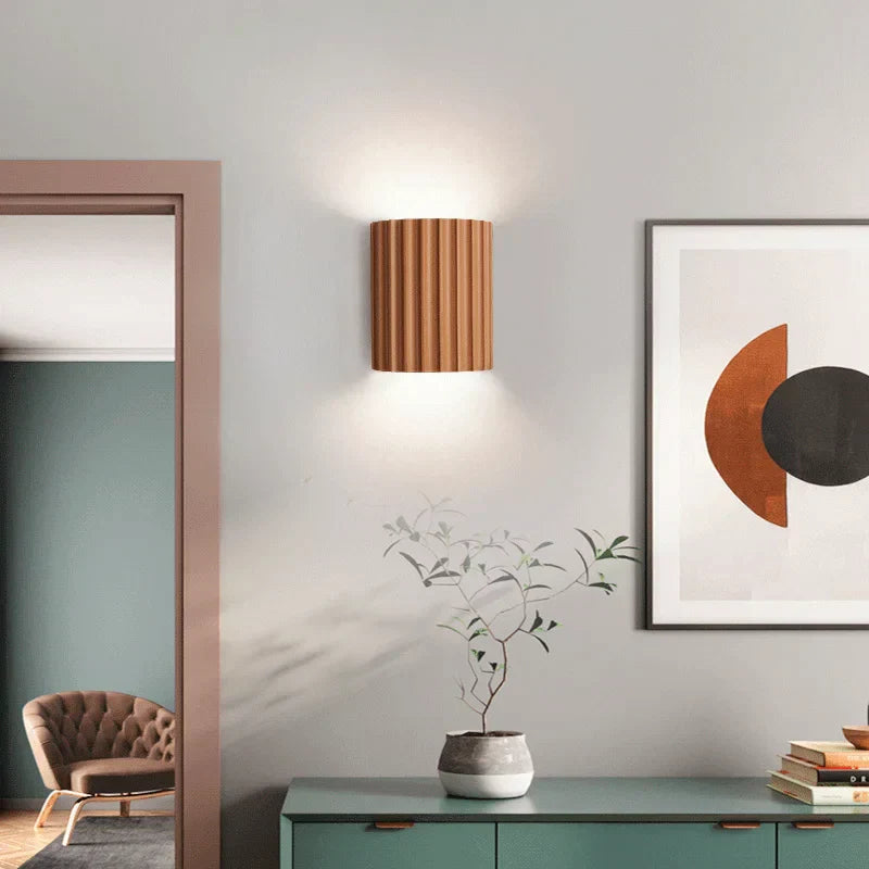 GlowWall Moderne Wandleuchte aus Resin | Dekorative Beleuchtung | Warmes & Kaltes Licht