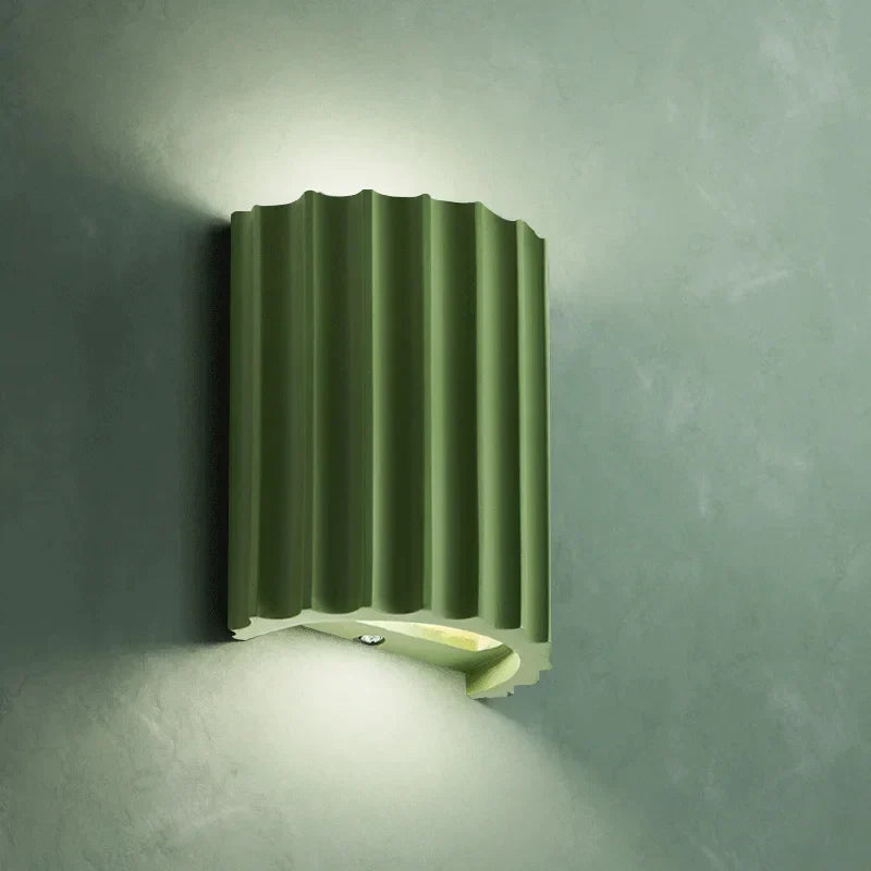 GlowWall Moderne Wandleuchte aus Resin | Dekorative Beleuchtung | Warmes & Kaltes Licht