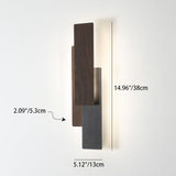 RectaGlow Wandleuchte | Modernes Holzdesign | Geometrische Rechteckform | LED & Dimmbar