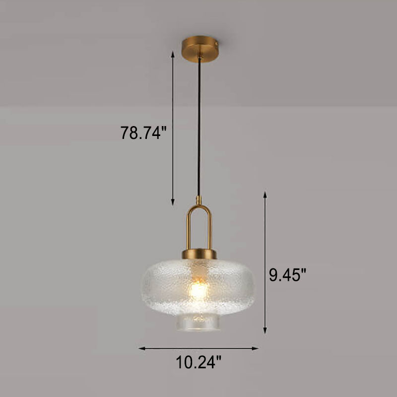 LustroLume Oval Glas Pendelleuchte | Nordic Design | Luxuriöse Beleuchtung | Stilvolle Raumgestaltung