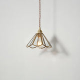 Geometra Vintage Pendelleuchte | Japanisches Design | Kupfer & Glas | Elegante Hängeleuchte