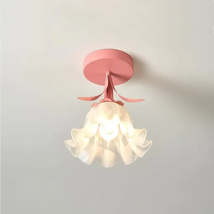 FleurTiffany Französische Tiffany-Deckenleuchte | Blumenmuster | Elegantes Jugendstil-Design für Ihr Zuhause