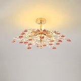 LustraRose Elegance | Keramik Kristall Kronleuchter | 6/7/8-flammig | Luxuriöse Beleuchtung