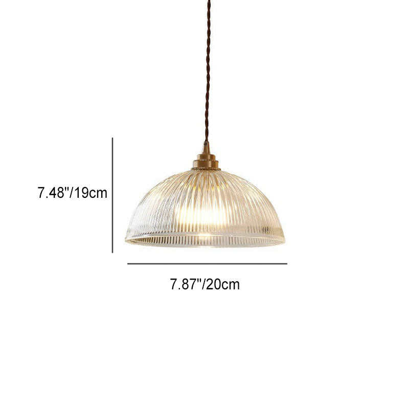 ClaraDome Pendelleuchte | Moderne Glas-Kuppel | Pot Lid Design | Verschiedene Größen