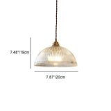 ClaraDome Pendelleuchte | Moderne Glas-Kuppel | Pot Lid Design | Verschiedene Größen