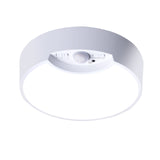 SenseLux Runde LED Deckenleuchte | Bewegungssensor | Weißes Licht | Batteriebetrieben & Wiederaufladbar