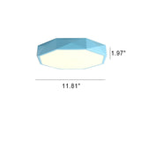 LumaGem Nordic LED Deckenleuchte | Diamant-Design | Acryl & Eisen | Dimmbares Licht | Moderne Beleuchtung