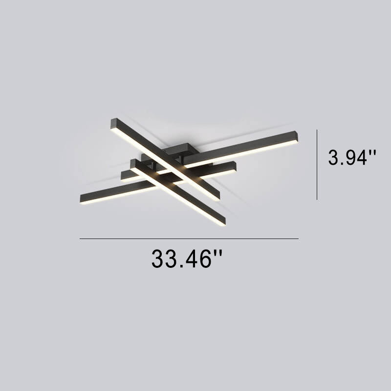 LumenArc Geometrische LED Deckenleuchte | Minimalistisches Design | Energiesparend | Perfekt für Zuhause & Büro