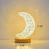 LunaStar Tischlampe | Nordic Design | Mond & Stern | LED USB | Stimmungslicht