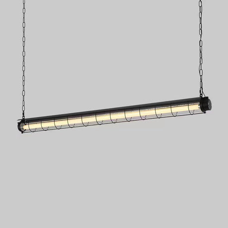 Lynteris Insel-Leuchte | Modernes Industrie-Design | Acryl & Metall | 1/2-flammig | Esszimmer-Beleuchtung