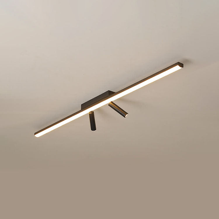 LumiTrack Nordic LED Deckenleuchte | Minimalistisches Design | Spotlights auf Acrylbasis | Modern & Energieeffizient