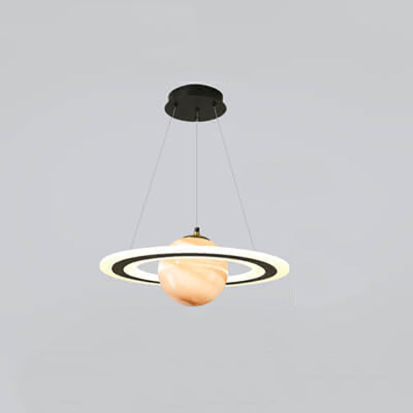 NovaOrbit Kids LED Kronleuchter | Kreatives Weltraumdesign | Dimmbar & Farbenfroh | Modern