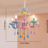 LumiÉtoile Kinder Kronleuchter | Moderner Candelabra-Stil | Kristallglas | 5-15 Lichter