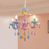 LumiÉtoile Kinder Kronleuchter | Moderner Candelabra-Stil | Kristallglas | 5-15 Lichter