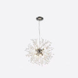 LuxaLume Skandinavischer Kronleuchter | Kristall & Metall | 8/9/12/16 Flammen | Modernes Design für Schlafzimmer & Wohnzimmer