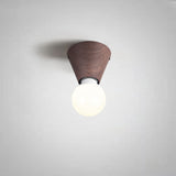 LumaFlair ZenGlow Japanischer Minimalismus LED Deckenleuchte | Holzoptik | Glasdesign | Runde Form | Flush Mount | Stilvolle Beleuchtung