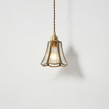Geometra Vintage Pendelleuchte | Japanisches Design | Kupfer & Glas | Elegante Hängeleuchte