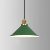 RetroDome Industrielle Vintage Pendelleuchte | Grünes Eisen-Kuppeldesign | Einzellicht | Rustikale Deckenbeleuchtung