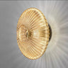 GlowDisc Vintage Wandleuchte | Strukturiertes Glas | Zeitloses Design