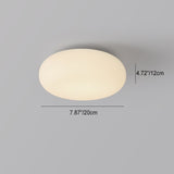LunaForma Minimalistische LED Deckenleuchte | Ovales Design | Dimmbares Licht | Modernes Schlafzimmerlicht