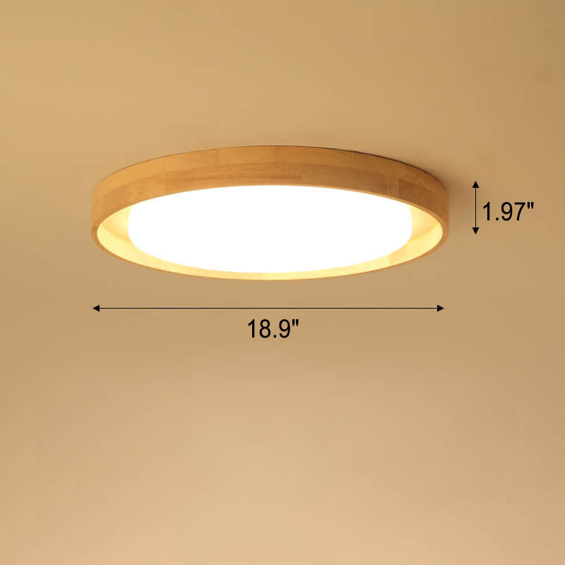 FantasiaLog Japanese Inspired LED Deckenleuchte | Minimalistisch | Warmes Licht | Dimmbar | Moderne Wohnzimmerbeleuchtung