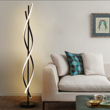 LumiSpire LED Stehlampe | Minimalistisches Spiraldesign | 1-flammige Standlampe | Dimmbares Licht