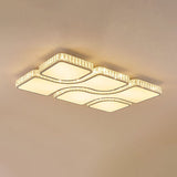 GloriaForma LED Deckenleuchte | Modernes Luxusdesign | Gold | Rechteckig & Quadratisch | Dimmbar