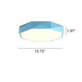 LumaGem Nordic LED Deckenleuchte | Diamant-Design | Acryl & Eisen | Dimmbares Licht | Moderne Beleuchtung