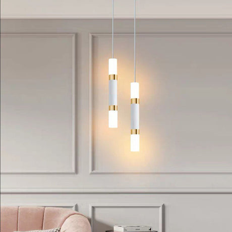 CylinGlow LED Pendelleuchte | Zylindrisches Aluminium-Design | Dimmbares Licht | Modern & Minimalistisch | Für Schlafzimmer & Wohnzimmer