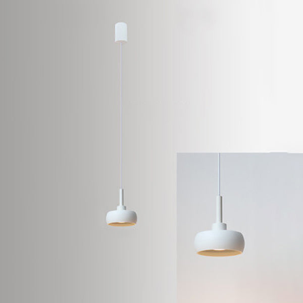 Illuro Nordic Minimalist Pendelleuchte | Aluminium-Kuppel | LED Deckenleuchte | Höhenverstellbar | Für Esszimmer & Büros