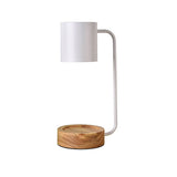 ShinaiGlow Holz-Tischlampe | Dimmbar | Timer-Funktion | Wachseffekt | Modernes Design