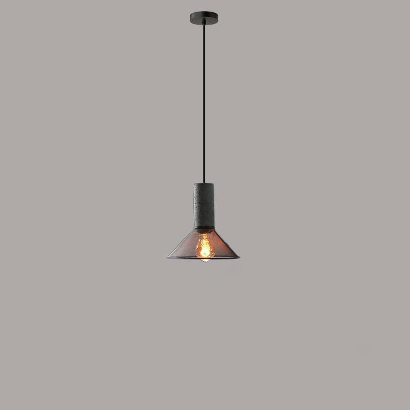 UrbanTaper Industrial Design Zement Pendelleuchte | Zylindrische Form | Moderner Look | Perfekt für Wohnzimmer