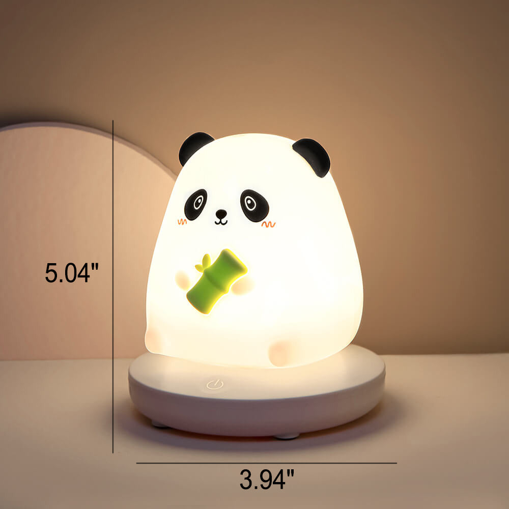 Luminio PalsTier Nachtlicht | Kreatives Silikondesign | Wiederaufladbar via USB | Deko-Tischlampe für Kinder