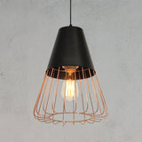 CageNova Geometrische Pendelleuchte | Nordic Design | Eisenkäfig | Einzigartige Beleuchtung