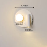 LumoForm Nordic LED Wandleuchte | Rund & Eckig | Minimalistisches Design | Leselampe mit Acryl & Eisen